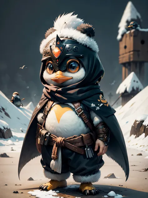 Little penguin warrior