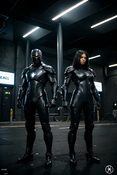 futuristic  black amour  super soldiers 