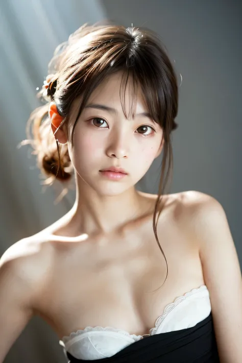 photograph,Highest quality,Japanese,Perfect Face,delicate,one person,11 years old,one piece