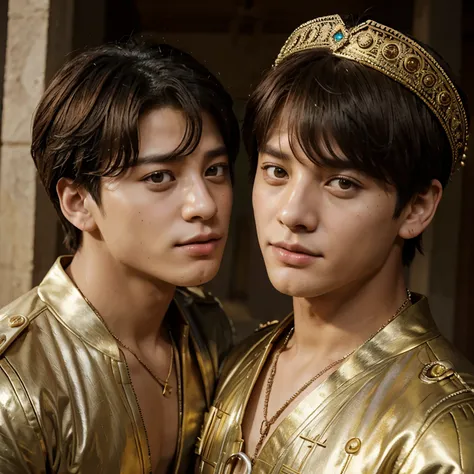 jungkook y jimin como principes egipto