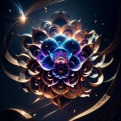 highest image quality, ultra high definition, masterpiece, simple seed of life, blossoming into life, flower of life, lotus, lig...