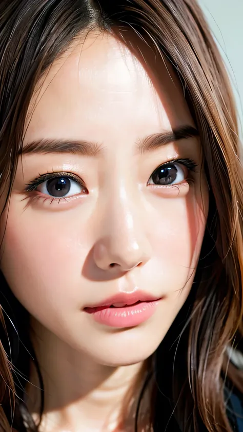 masterpiece, 最high quality, Ultra-high resolution, (Realistic:1.4), Beautiful face in every detail, High Quality Clothing, Amazing European Women, very cute, Portraiture, Soft skin and perfect face、Perfect Face, Shoot your hair, 8k resolution,Super Realist...