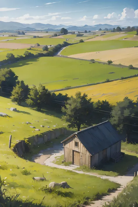 Rural landscape,