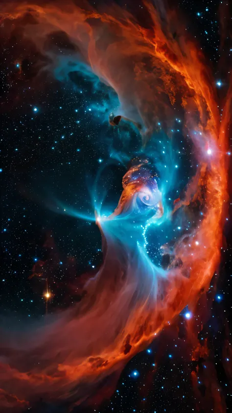 Supernova　Great Nebula　Starry Sky　Fantasy