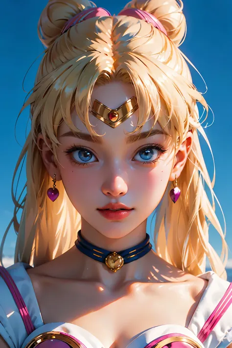 ((masterpiece)), (best quality), (ultra detailed), ((very detailed)), 4k, (8k), sailor moon, long blonde hair, double ponytail, ...