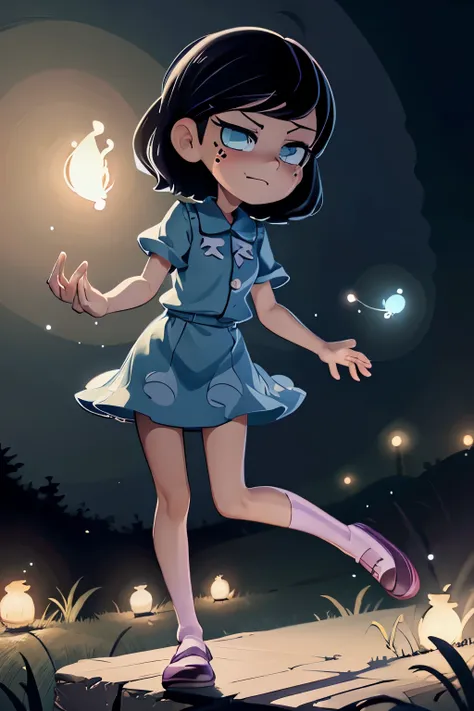 spirits among branches and fireflies by Kuvshinov, samdoesart, dream art, (((surrealism))), (Estilo-vidrio)