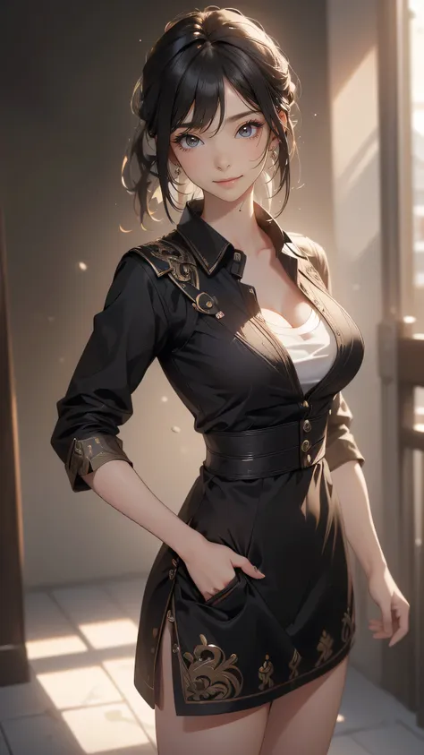 (random boyish fashion),(random pose),(random hairstyle),(large breasts:1.5),(highest image quality, (8k), ultra-realistic, best...