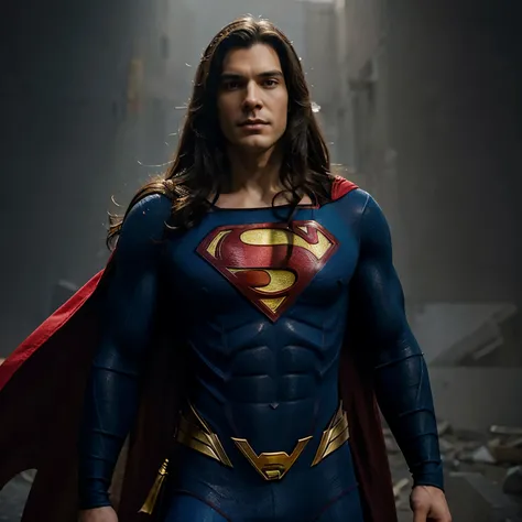 Long hair superman