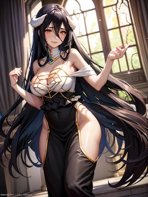 Armpit Show,Albedo, Director of the anime and light novel series Floor Guardian "Overload," It is a character of captivating beauty and enigmatic charm. From the moment she walked into the room, Her presence attracts attention, Who encounters her々to be enc...