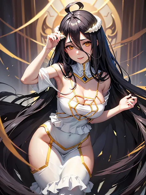 Armpit Show,Albedo, Director of the anime and light novel series Floor Guardian "Overload," It is a character of captivating beauty and enigmatic charm. From the moment she walked into the room, Her presence attracts attention, Who encounters her々to be enc...