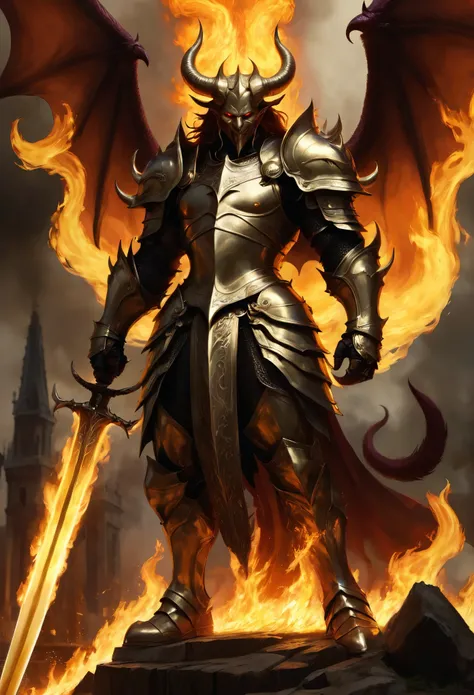 Brutalis devils are enormous and sinewy, standing around ten feet tall and weighing tons. (Their sandpaper skins are a dull golden), and their shoulders and the crown of their heads are crested with horns. They carry enormous swords of cruel flame. Brutali...