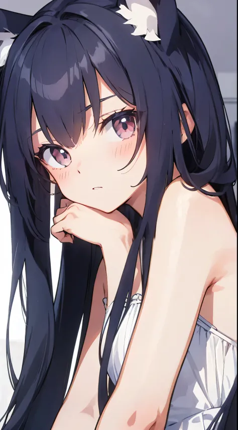 Masterpiece、Highest quality、highest quality、 ((((Petite))))、Shiny hair quality、Small face、Super detailed, beautiful, wide eyes、Ultra-detailed, clear and beautiful faces、(cute illustration:1.2), High-resolution, ultra-detailed, best quality, embarrassed、Thi...