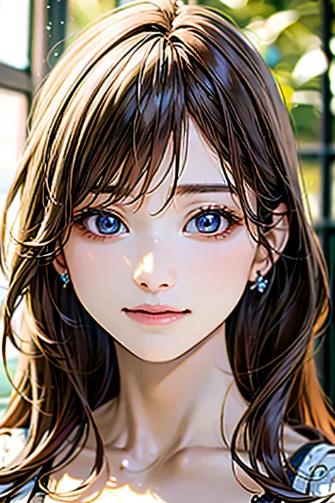 ((highest quality、8k、masterpiece、Realistic:1.4、detailed、Beautiful and detailed))、Detailed Skin、Beautiful and clear eyes、Beautiful woman、Bright sunlight, Perfect Anatomy,