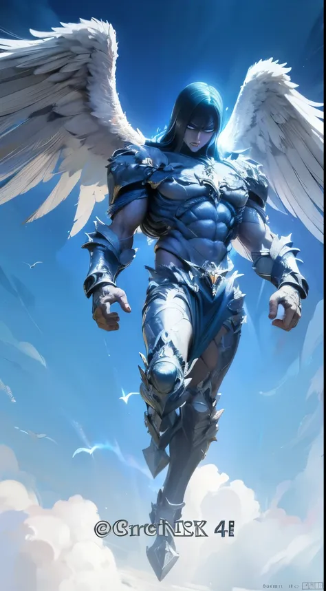 (best quality,4k,8k,highres,masterpiece:1.2),ultra-detailed,realistic:1.37,epic art,colorful scary angel,(Apterus:1.5),oil painting,angry eyes,dark wings,vibrant colors,mysterious background,heavenly atmosphere,glowing halo,intense emotions,expressive brus...