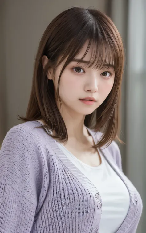 masterpiece, highest quality, 8k, 20th Generation, Large Breasts, cute, alone, sad, cute, Girlish, Delicate girl, Pure beauty, RAW Photos, Professional photography, Portraiture, Soft Light, Professional Lighting, Backlight, Upper Body, avert your eyes, So...