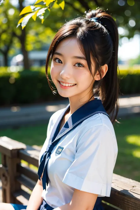 lens: 135mm f1.8, (highest quality),(raw photos), (tabletop:1.1), (beautiful 16 year old japan girl), cute face, (deeply chisele...