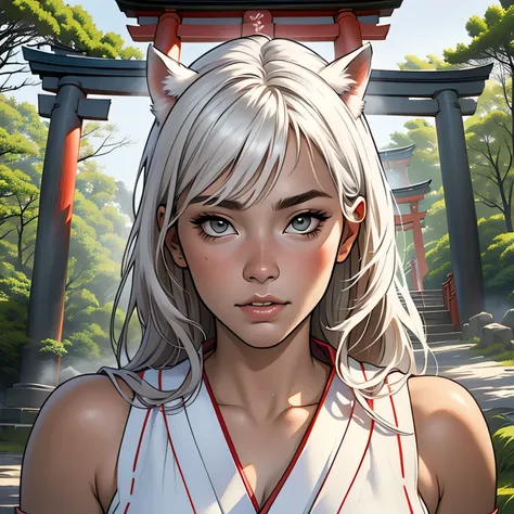 ((Character design sheet)), (masterpiece:1.3), (8k, Realistic, RAW Photos, highest quality: 1.4), ((One Japanese woman)), Beautiful Face, (Realistic Face), Beautiful hairstyle, (Slit eyes), Realistic eyes, Beautiful fine details, (Realistic Skin), Beautifu...