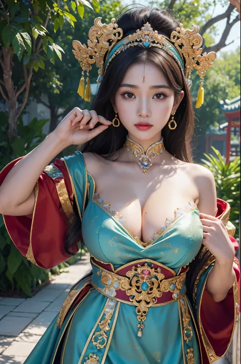 masterpiece, best quality, 8k, insane details, intricate details, hyperdetailed, hyper quality, high detail, ultra detailed, Masterpiece, (shiny skin:1.6)(gigantic breasts:1.15), exposed collarbone, exposed shouldersexposed abdomen(headwear:1.5)
1girl,...