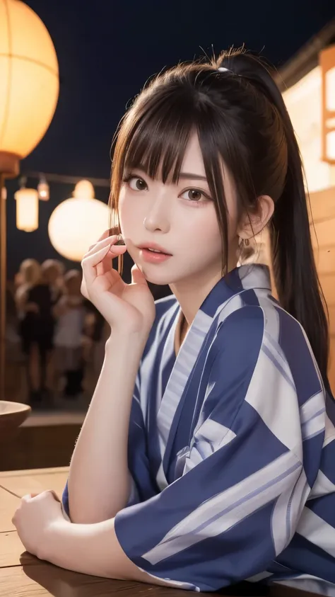 top-quality,fullbody shot,,super high resolution,(Realistic:1.4),Raw photography, Jersey,

generally,Girl in Yukata,Blowing in the wind,Summer festival,night,Opening a store,Spirit Stream,Large fireworks,Ponytail Break 8K, (RAW Photos: 1.2), (realism: 1.4)...