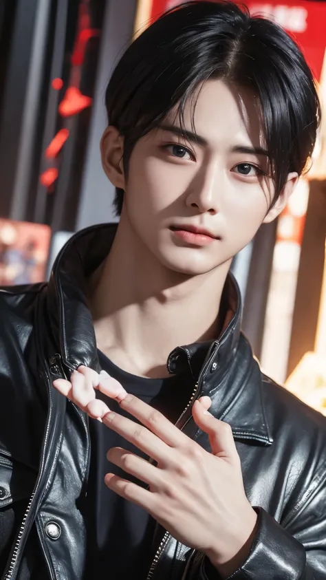 "Enjoy a visual feast as you witness the astonishing transformation of handsome 20-year-old Saitama, a being of unparalleled strength and captivating aura. With brilliant short-cut black hair and red eyes penetrating, this energetic person will surprise yo...