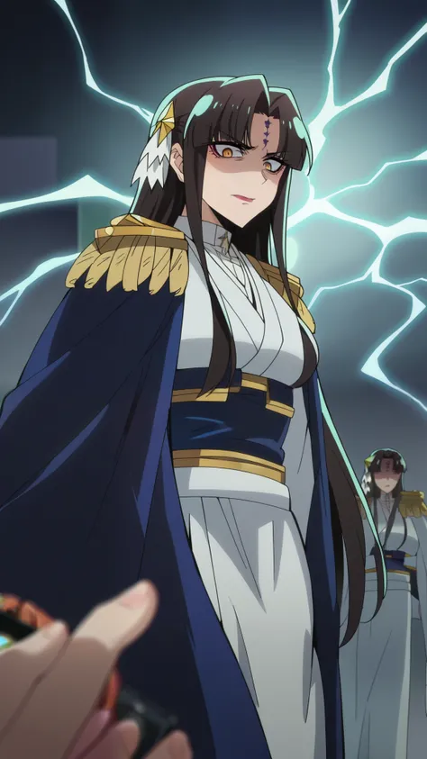 score_9, score_8_up, score_7_up, source_anime, michikotanaka, michiko tanaka, long hair, black hair, yellow eyes, facial mark, forehead mark, michiko_tanaka_mahoushoujoniakogarete, anime_style, (long hair, black hair:1.3), forehead, forehead mark, hair orn...