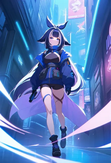 (shylily/(Twich/):1.5),(masterpiece:1.2),(best quality:1.2),Anime girl walking on city corridor holding sword, Cool Anime 8K, garota Anime Cyberpunk, Modern Cyberpunk Anime, 4K Anime Style, Cyberpunk Anime Art, Anime Cyberpunk, arte digital do Anime Cyberp...