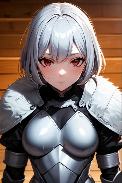 masterpiece , girl, In the Field, ( Light white short hair:1.2), (Red eyes:1.2), (Crossader:1.2), (View your viewers:1.2) , (8k, 最high quality 1.2), Very detailed, 8K Ultra HD, Soft lighting, high quality, Film Grain, Beautiful lighting, Cinematic ,Perfect...