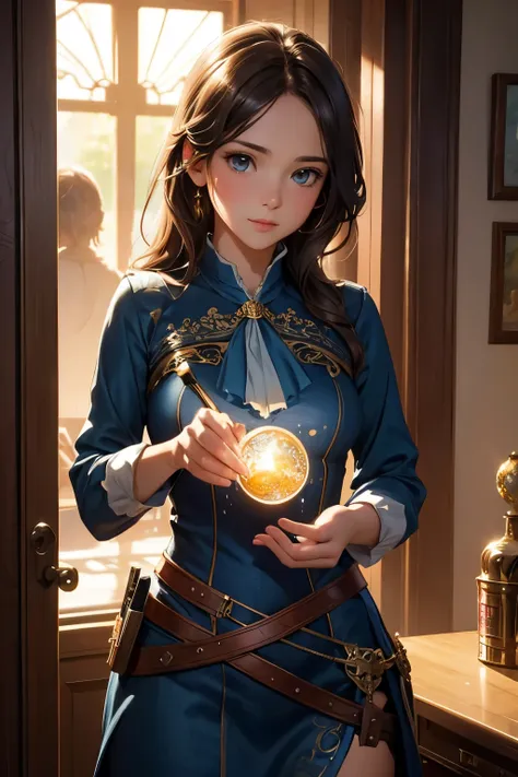 art by Vladimir Volegov,Virgin,digital art 8k,Jean-Baptiste Monge style, bright, beautiful,splash, Glittering , cute and adorable,filigree , rim lighting, lights, extremely ,  magic, surreal, fantasy, digital art, , wlop, artgerm and james jean, , sf, intr...