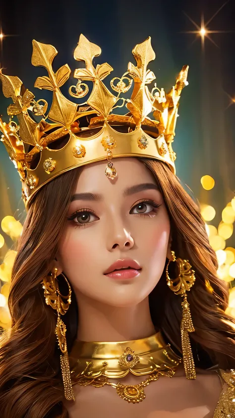 goddess　gold　gorgeous　crown