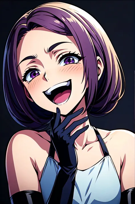 Best picture quality, 4K, 8K, High resolution, Masterpiece: 1.2), ultra detailed,,black and dark aura background,masterpiece, highest quality,best quakity, High resolution,,twintail,flat chest,sheded face,latex,elbow gloves,evil smile,sadistic,evil laugh a...