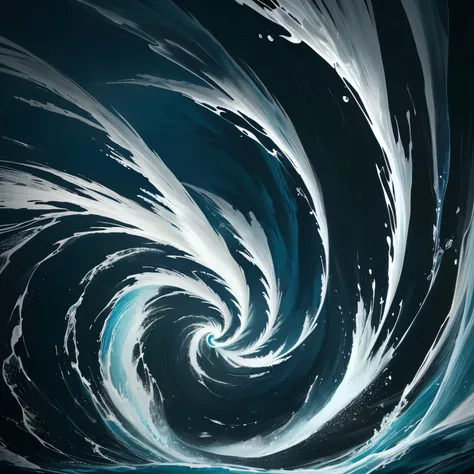 water流的漩涡, Thread. water, 详细的旋转water龙卷风, water旋, Vortex fluid, Stylized Storm, Dense vortex tornado, Rotating liquid, flowing brushwork