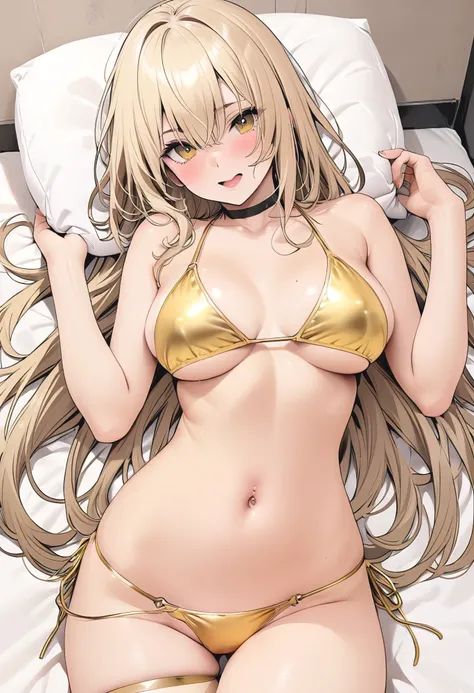 golden Bikini,Gold Bikini,she,