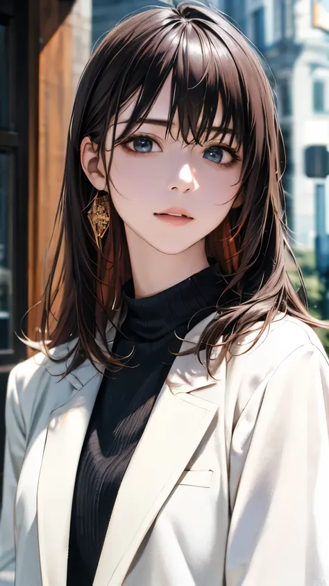 (hig彼st quality、8k、32k、masterpiece)、(Realistic)、(Realistic:1.2)、(High resolution)、Very detailed、Very beautiful face and eyes、1 girl、Delicate body、(hig彼st quality、Attention to detail、Rich skin detail)、(hig彼st quality、8k、Oil paint:1.2)、Very detailed、(Realist...