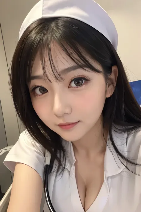 (1 woman)、(Beautiful Japanese、38years old,round face、Refreshing、clear、seems kind、stylish、Pitiful、cute like an angel、cute、black eyes、,actress,Narrow eyes,Adult atmosphere、Slit eyes), Good style , (Beautiful big breasts:1.2),(soft breasts),(very cute),(Black...