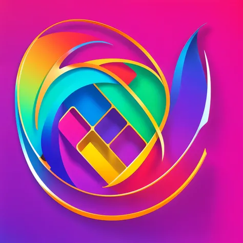 Stylized and vibrant KH logo design, intricately detailed with bold lines, captivating colors, and a modern feel, vector art, sleek and elegant, professional and dynamic, high contrast, minimalist yet eye-catching, scalable for various applications, distin...