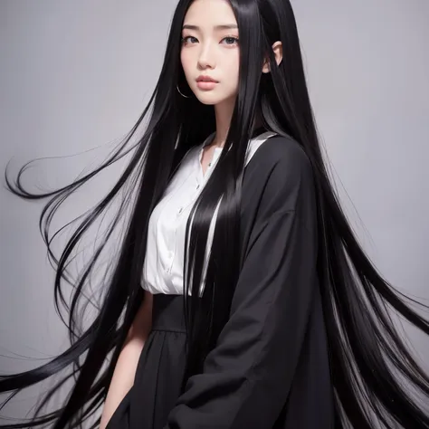 super long hair、best image quality、highest quality、highest resolution、ultra-realistic photos、full body photo、1 girl、very beautif...