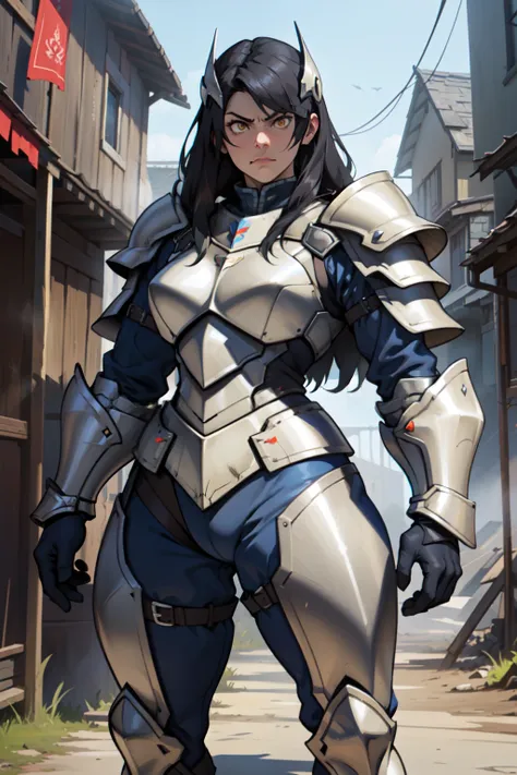 (((muscular))), (thick thighs, small breasts, toned body, 1 girl), black hair, pale skin, yellow eyes, angry, very long hair armor armor armor armor armor armor armor armor armor armor armor armor armor armor armor armor armor armor armor armor armor armor...