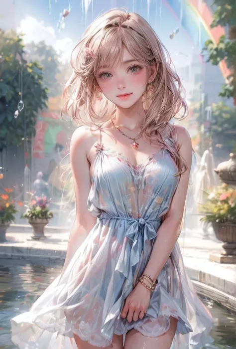 masterpiece:1.2, highest quality, 16k, highres, ultra-realistic, photorealistic:1.37, beautiful detailed:1.2, cute girl, standing in Fashion show, fashion model Striking a pose while standing elegantly on the runway, beautiful delicate artistic avant-garde...