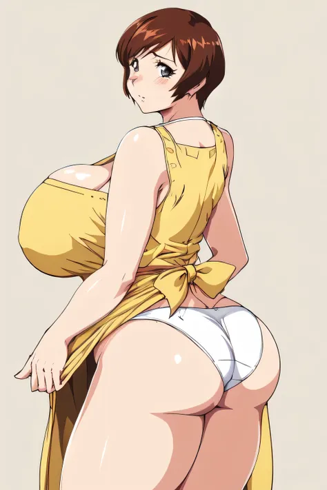 masterpiece, highest quality, High resolution, 1girl, solo, sexual intercourse, Pornographic images, short hair, etsukoto, detailed eyes, Fine grain, (((Thick thighs, Plump thighs, Voluptuous thighs, Enough thighs))), Big and ample breasts, Cleavage, Huge ...