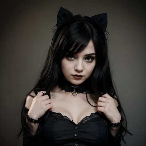 Cute Goth girl