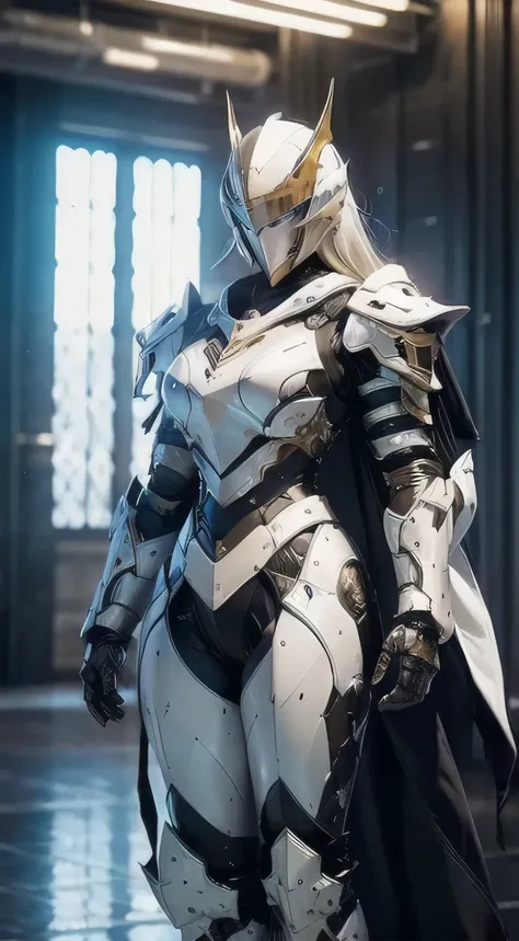 ((Full Armor)), Knights Cloak, ((pocket)), (Yoga pants:0.5), Looking at the camera, Standing in the studio, Beautiful Face, compensate, (Photorealism:1.2), Ultra-realistic faces, (Muscle Abs), (Big Ass), (Wide Hips), (Thick thighs), Narrow waist, Hourglass...