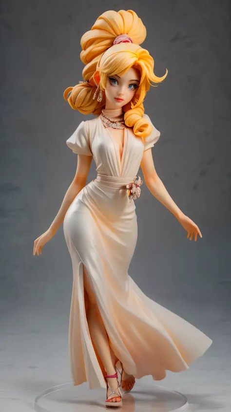 (best quality,4k,8k,highres,masterpiece:1.2),ultra-detailed, an action figure of greek goddess aphrodite, yangmi, blond hair, gy...