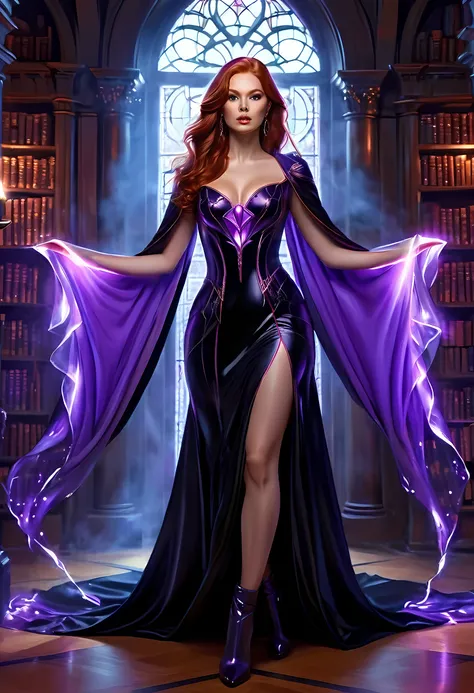 high details, best quality, 16k, [ultra detailed], masterpiece, best quality, (extremely detailed), full body, ultra wide shot, julie bell style (ultra details, Masterpiece, best quality), fantasy art, dnd art,fantasy art, realistic art, a sorceress castin...