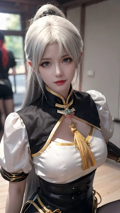 ，Close-up of miss wearing white mask, Beautiful character painting, guweiz, Gurwitz-style artwork, White-haired god, author：Yang Jie, Epic and beautiful character art, Stunning character art, author：Fan Qi, by Wuzhun Shifan, pixiv Art Street Guviz, Single ...