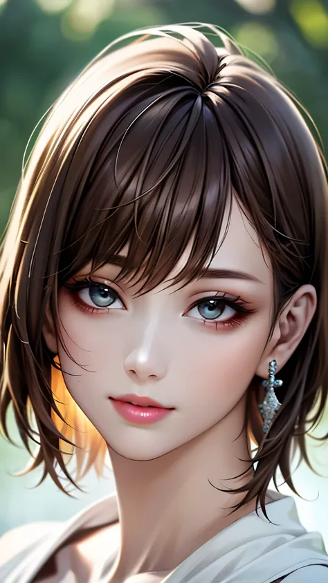 (hig彼st quality、8k、32k、masterpiece)、(realistic)、(realistic:1.2)、(high resolution)、very detailed、very beautiful face and eyes、1 g...