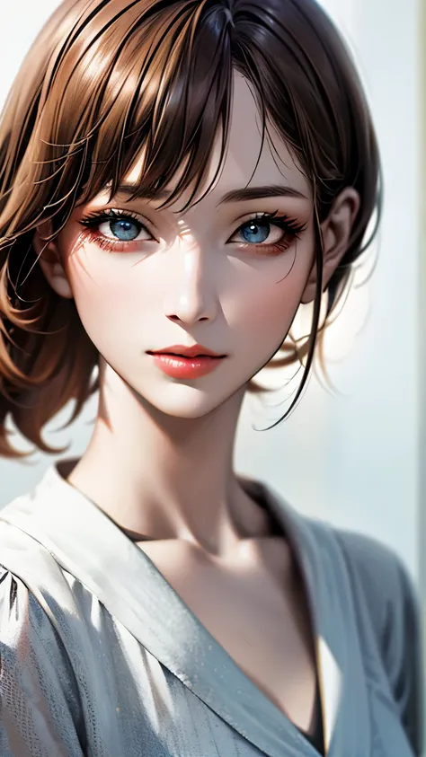 (hig彼st quality、8k、32k、masterpiece)、(realistic)、(realistic:1.2)、(high resolution)、very detailed、very beautiful face and eyes、1 g...