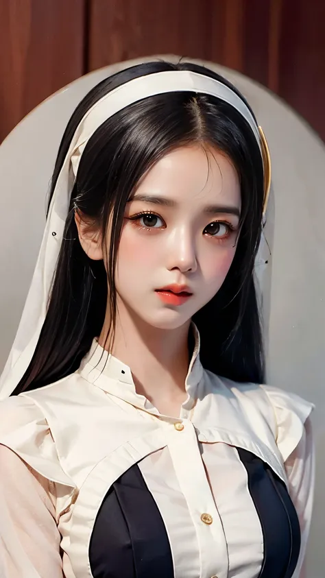 kim jisoo as the virgin mary.