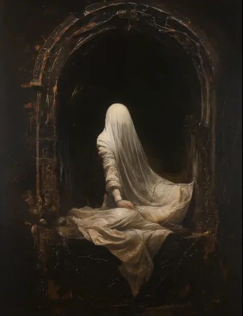 James Gurney, Surrealist art , dream-like, Mysterious, Provocative, symbolic, Complex, detailed,, (Gothic but very beautiful:1.4), (masterpiece, highest quality:1.4) , Nicola Samori Style,
