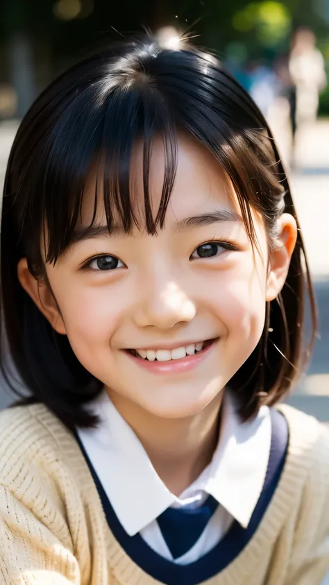 lens: 135mm f1.8, (highest quality),(raw photos), (tabletop:1.1), (beautiful 8 year old japanese girl), cute face, (deeply chise...