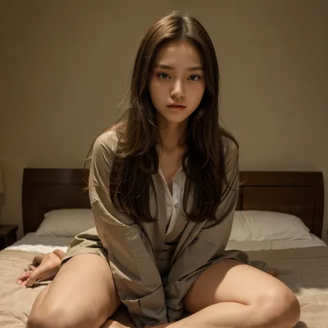 (Masterpiece)1.5 10 Years Old Girls, Beautifull Face, Beautifull Body, Long Leg, Long Hand, Quiet Face,  With Long Shirt, Open chest, Cute Face,stick out tongue while Sad
  , Long Leg, Long Leg, Long Leg, Tongue, Open Leg, Beautifull, Beautifull Face, Kore...